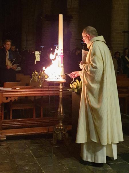 Paaswake in de Sint-Geertruikerk © Pastorale zone Leuven aan de Dijle
