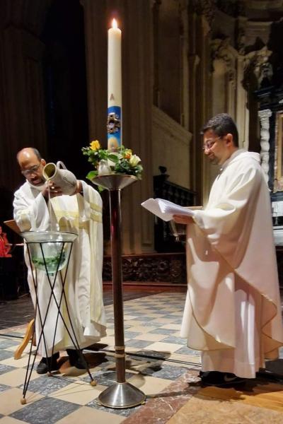 Paaswake in de Sint-Michielskerk 2023 © Pastorale zone Leuven aan de Dijle
