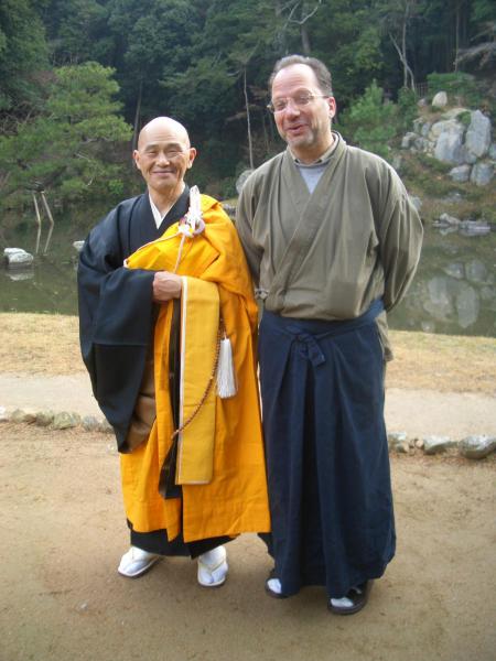 Perer en zenleraar en vriend Harada Shodo 