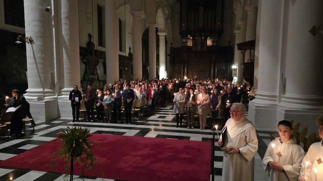 Paaswake 2024 in Abdijkerk Ninove © Philippe Meyer