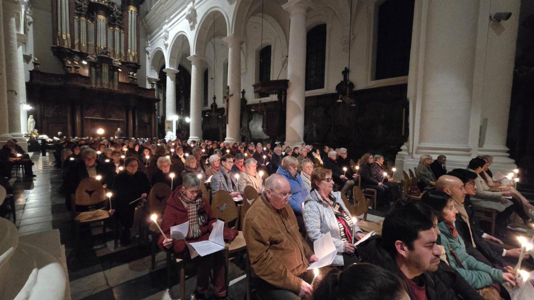 Paaswake 2024 in Abdijkerk Ninove © Philippe Meyer