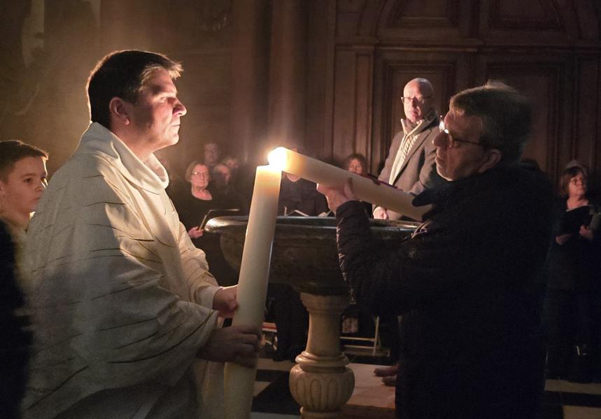 Paaswake 2024 in Abdijkerk Ninove © Philippe Meyer
