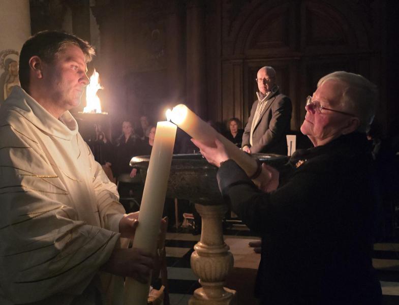 Paaswake 2024 in Abdijkerk Ninove © Philippe Meyer