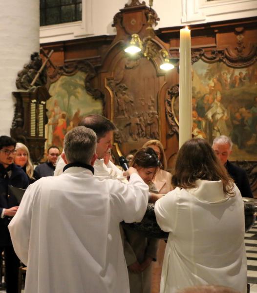 Paaswake 2024 in Abdijkerk Ninove © Philippe Meyer