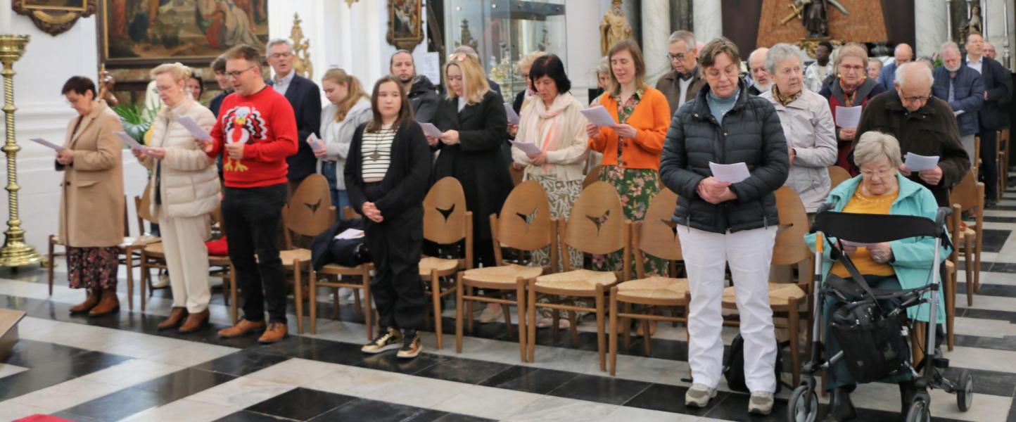 Terugblik op Pasen 2023 in de Abdijkerk te Ninove © Philippe Meyer