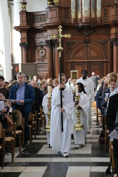 Terugblik op Pasen 2023 in de Abdijkerk te Ninove © Philippe Meyer