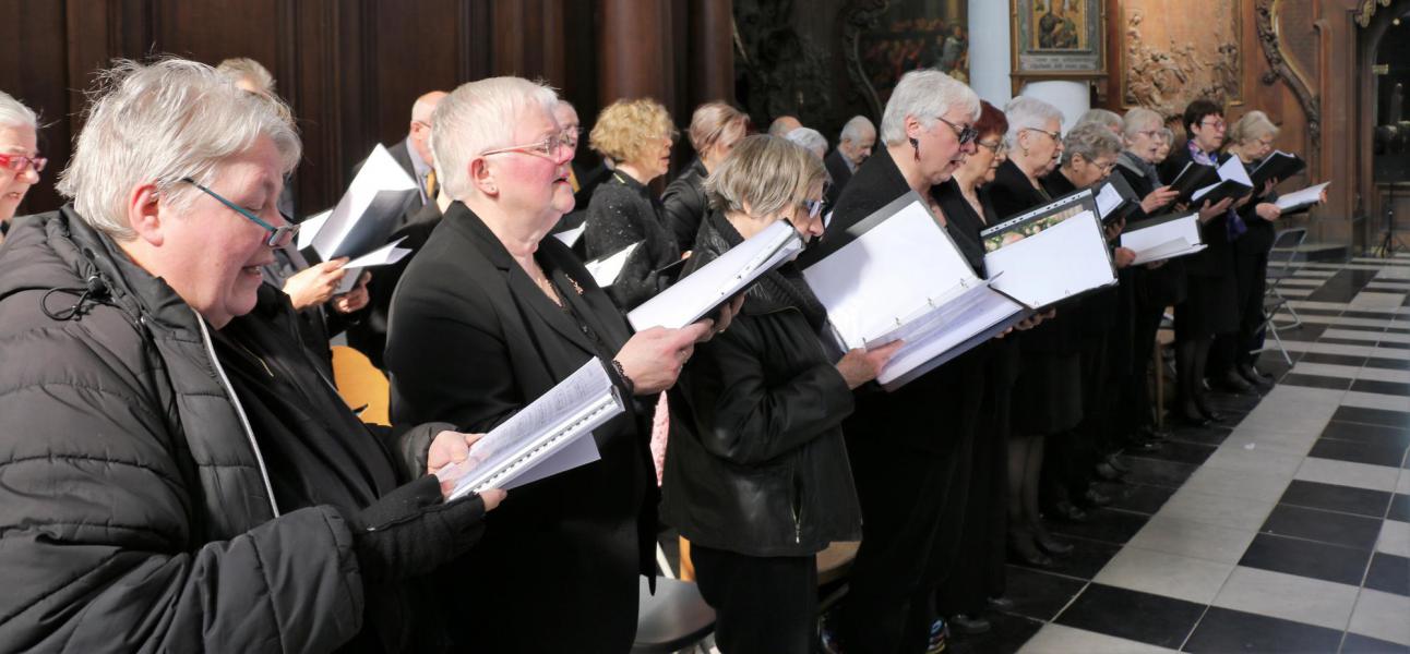 Terugblik op Pasen 2023 in de Abdijkerk te Ninove © Philippe Meyer