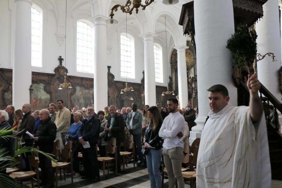 Terugblik op Pasen 2023 in de Abdijkerk te Ninove © Philippe Meyer