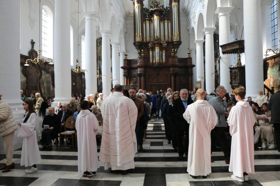 Terugblik op Pasen 2023 in de Abdijkerk te Ninove © Philippe Meyer