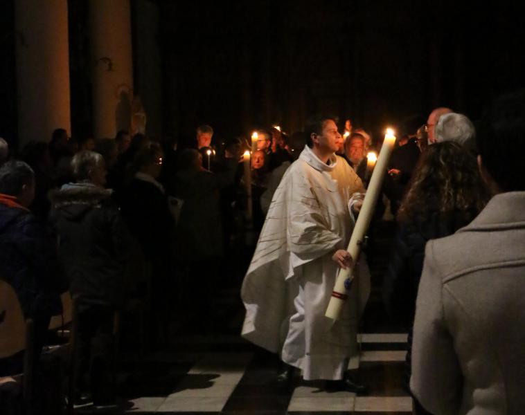 Paaswake 2024 in Abdijkerk Ninove © Philippe Meyer