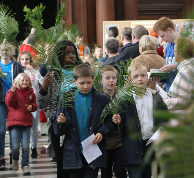 Palmzondag in Abdijkerk Ninove © Philippe Meyer