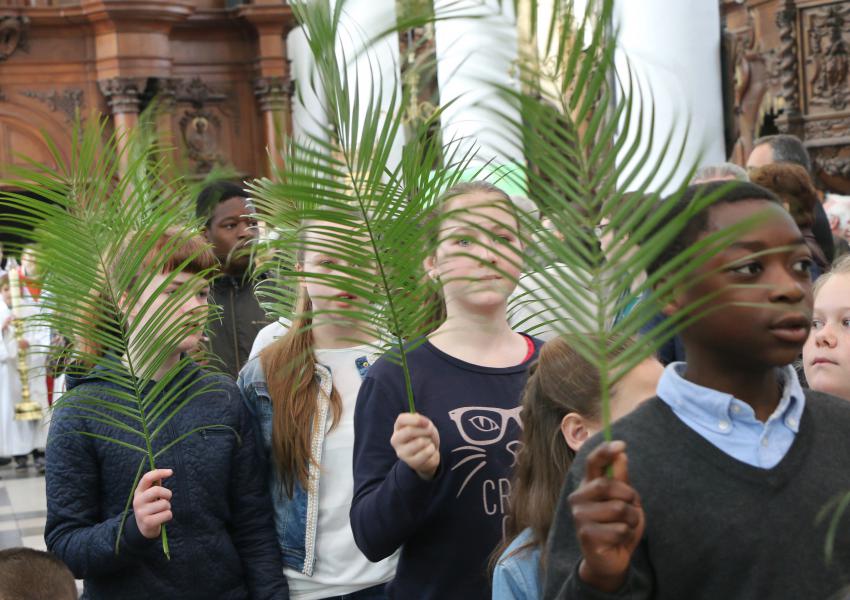 Palmzondag in Abdijkerk Ninove © Philippe Meyer