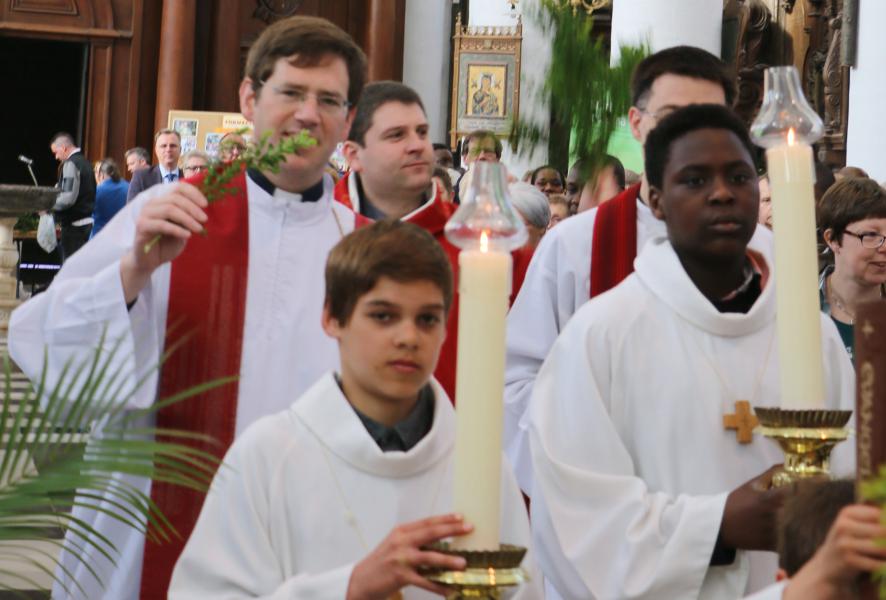Palmzondag in Abdijkerk Ninove © Philippe Meyer