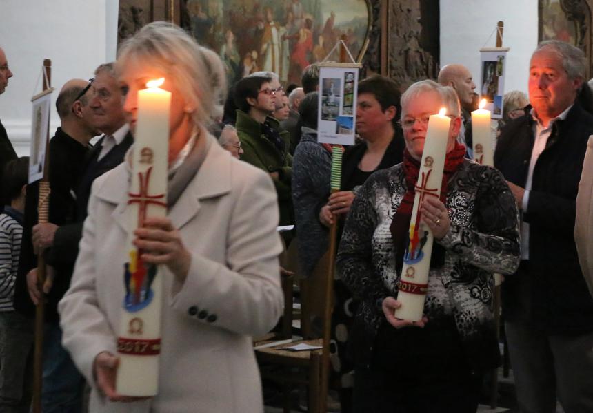 Paaswake in de Abdijkerk © Philippe Meyer