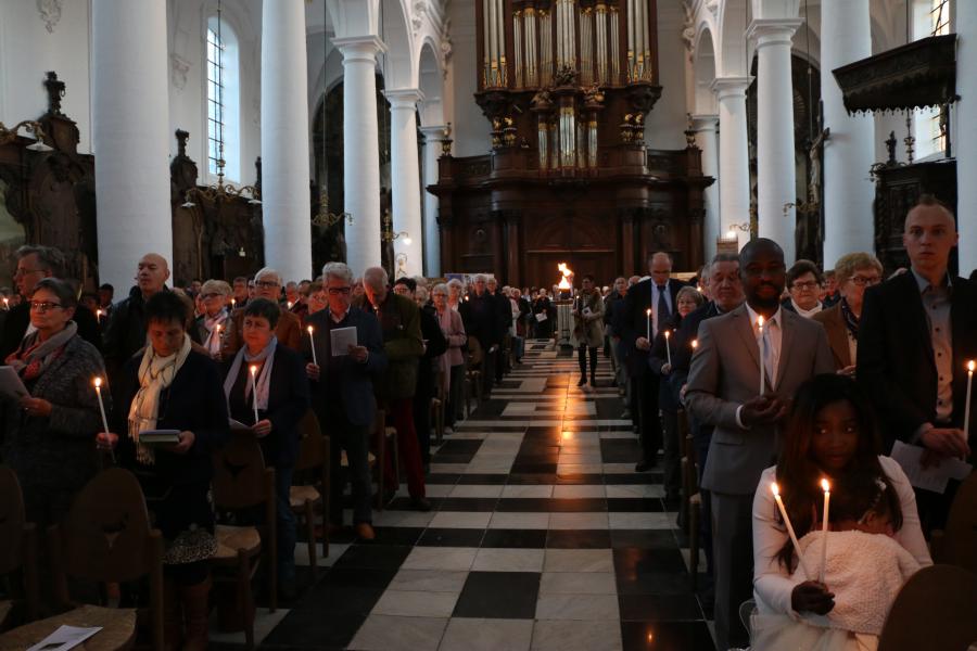 Paaswake in de Abdijkerk © Philippe Meyer