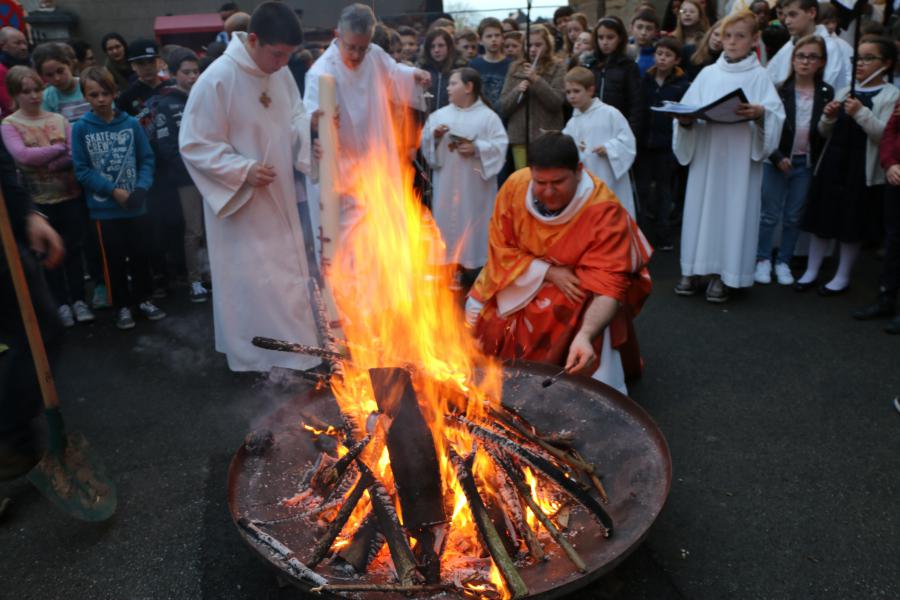 Paaswake in de Abdijkerk © Philippe Meyer