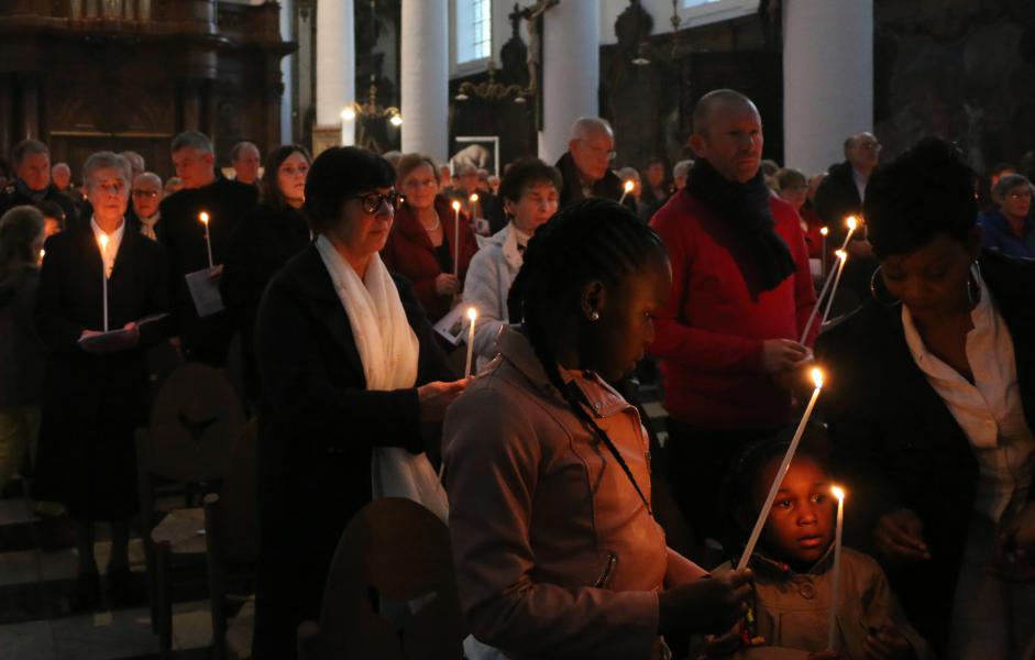 Paaswake in de Abdijkerk © Philippe Meyer