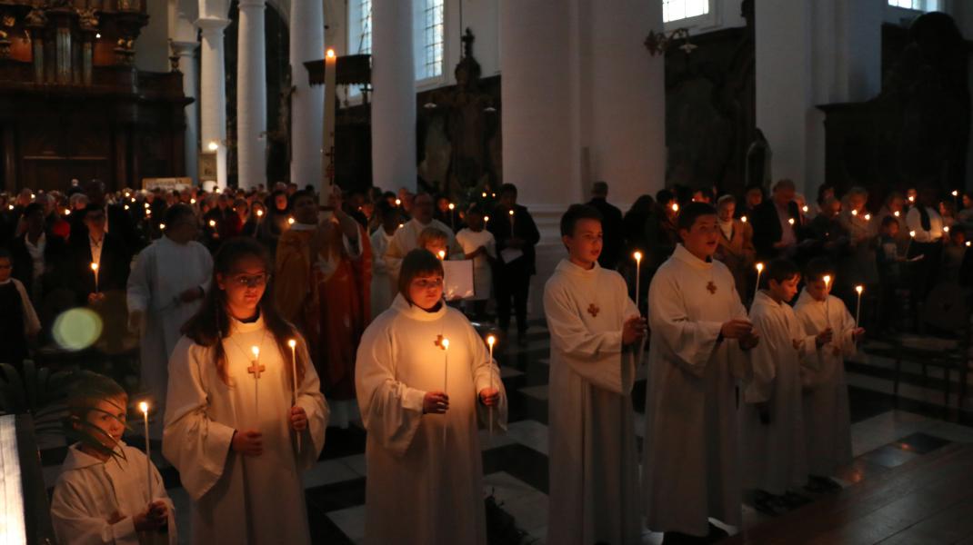 Paaswake in de Abdijkerk © Philippe Meyer