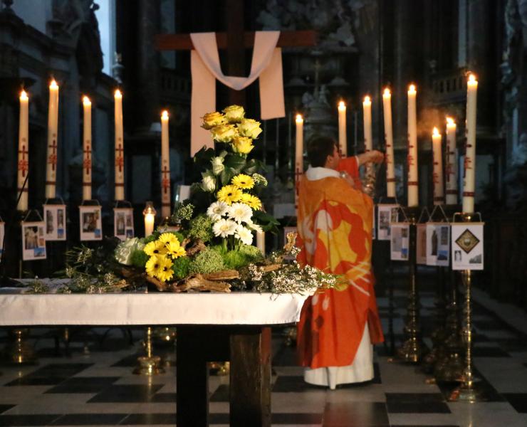 Paaswake in de Abdijkerk © Philippe Meyer