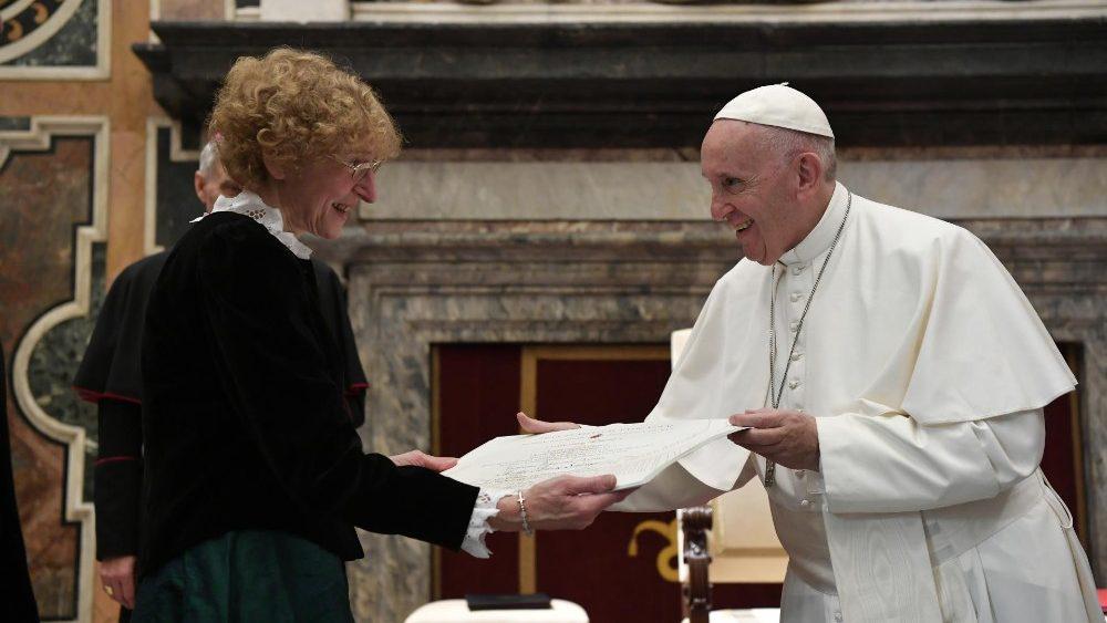 De theologe Schlosser, winnaar van de Ratzingerprijs 2018 © Vatican Media