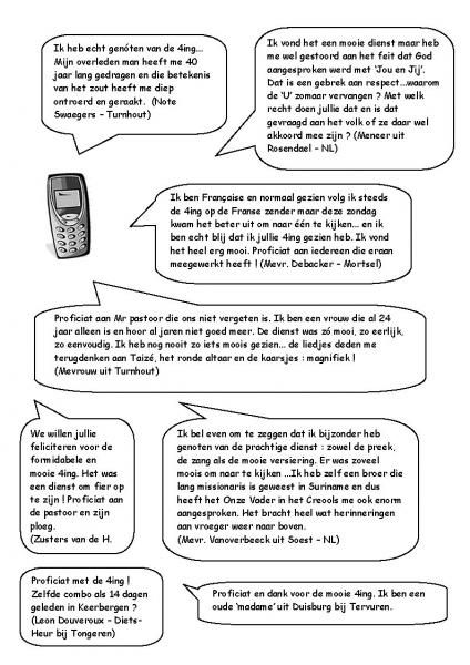 1 | Reacties op de teevee-mis in Ten Bos (2005) 