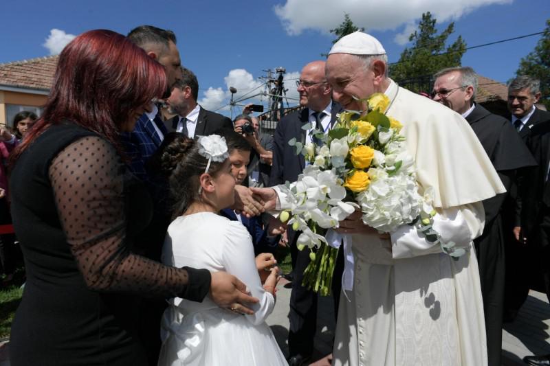 Paus Franciscus bood verontschuldigingen aan bij de Romagemeenschap © Vatican Media