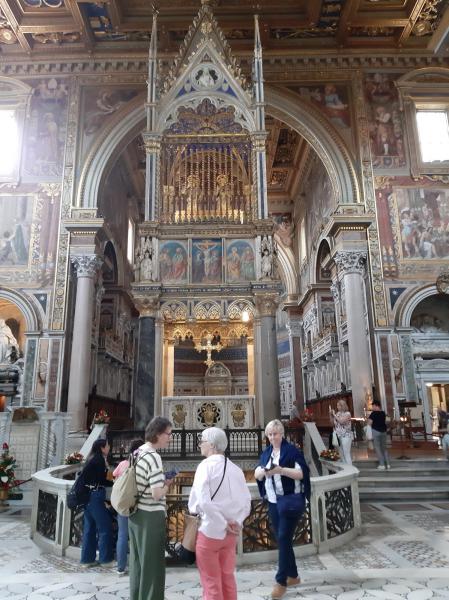 Rome-bedevaart Sint-Corneliusparochie Ninove - 8-11 april 2024 - Sint-Jan van Lateranen © Rita Van Thuyne