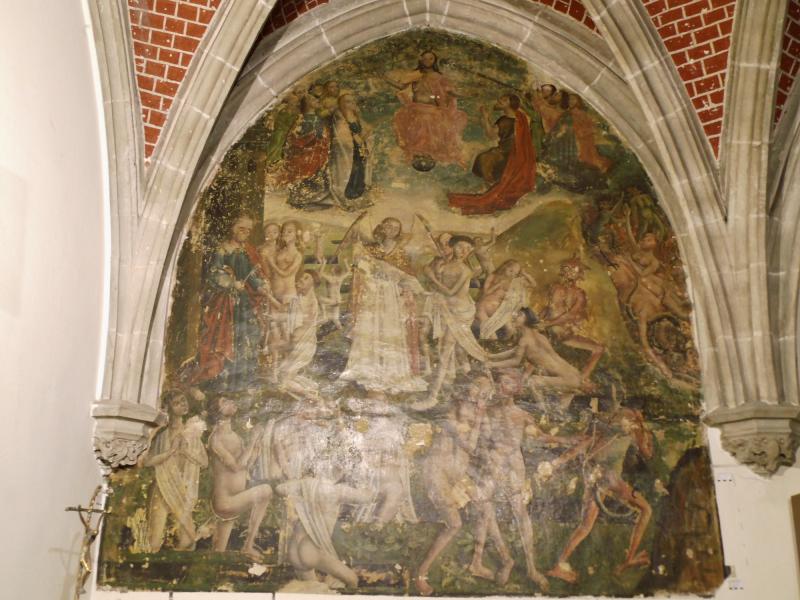 Muurschildering 'Het Laatste Oordeel' in de Sint-Martinuskerk (Aalst) 