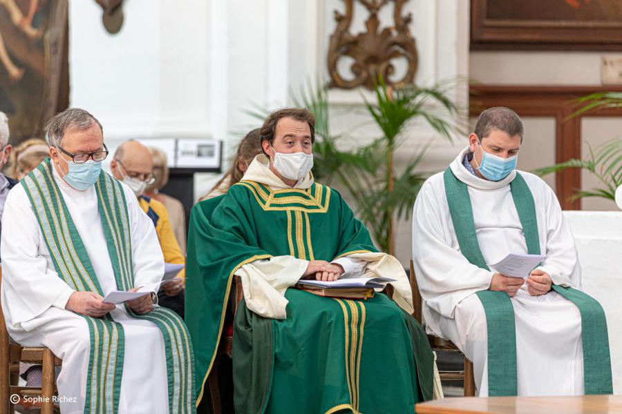 Dankviering priester Jef Van der Gucht - Abdijkerk Ninove - 11 juli 2021 © Sophie Richez
