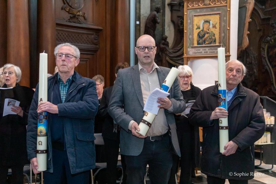 Terugblik op Paaswake 2023 in de Abdijkerk te Ninove © Sophie Richez