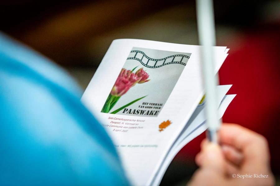 Terugblik op Paaswake 2023 in de Abdijkerk te Ninove © Sophie Richez