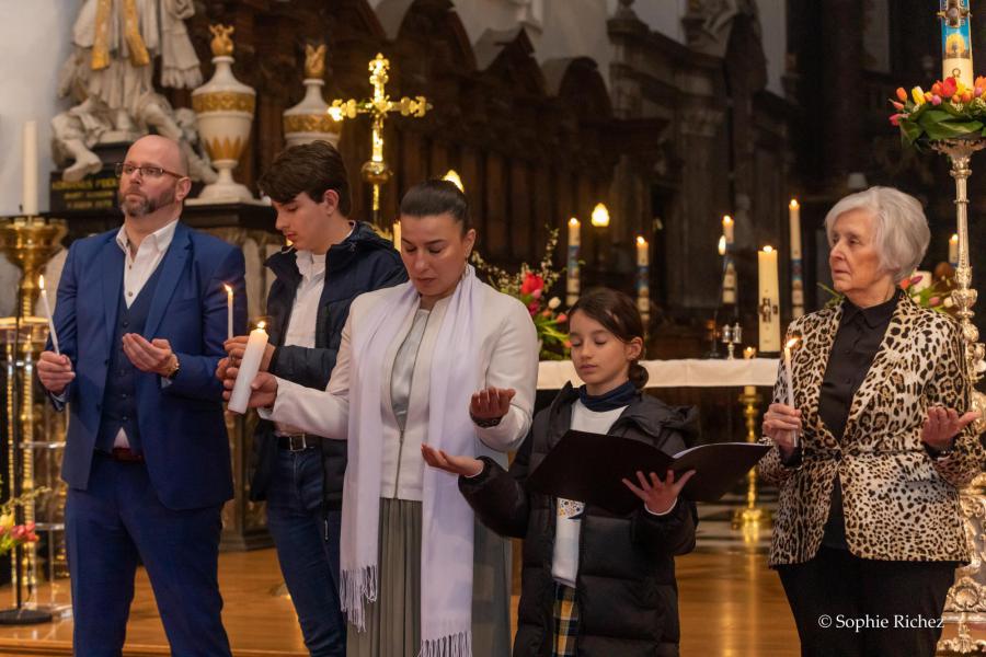 Terugblik op Paaswake 2023 in de Abdijkerk te Ninove © Sophie Richez
