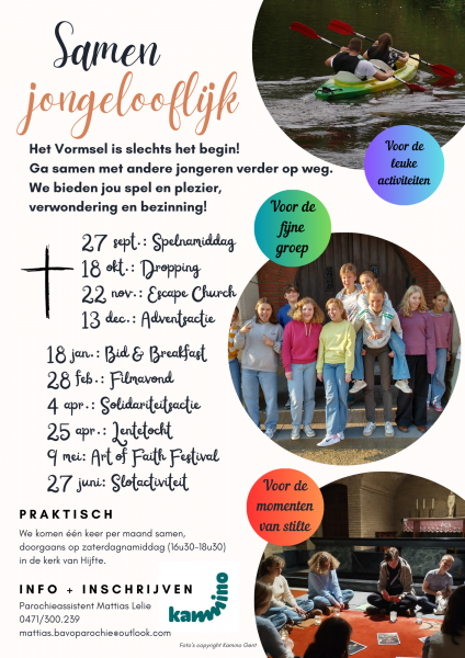 Samen Jongelooflijk in de Bavoparochie 