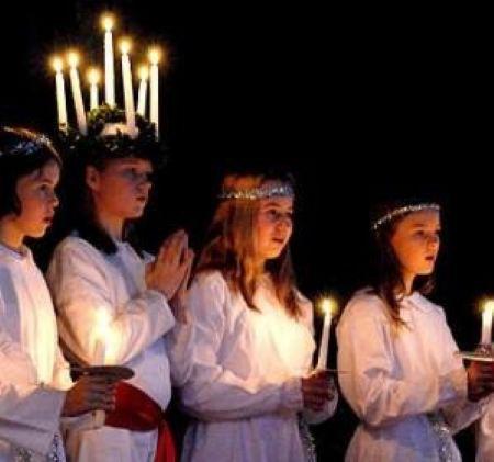 Santa Lucia viering in het Noorden 