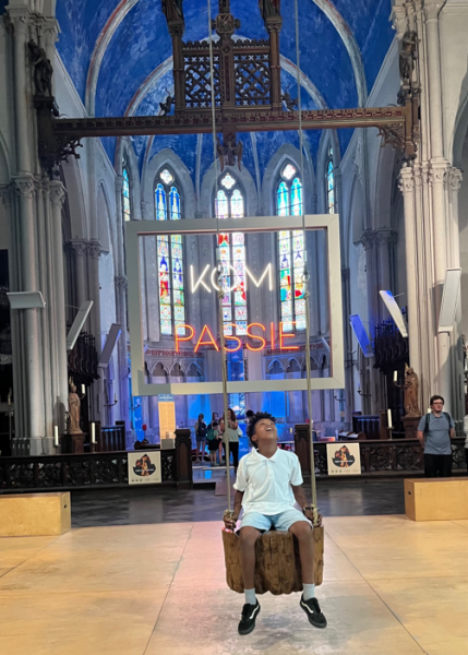 Schommelen in de kerk... 