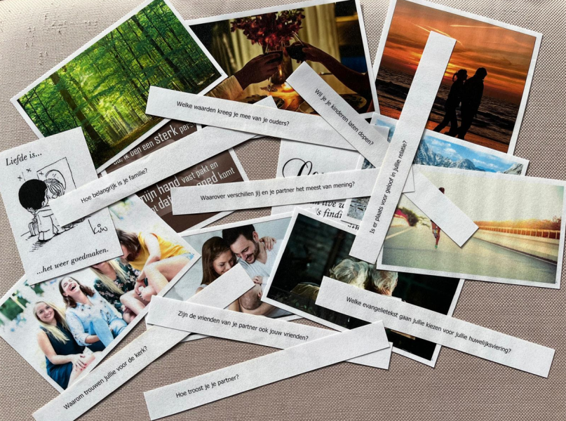 Voorbeeld materiaal verloofdenavond  