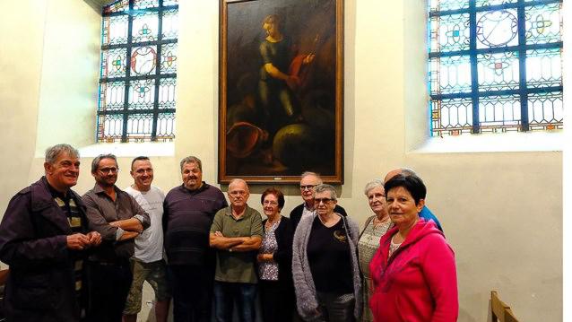 Schilderij geschonken aan de kerk van Baardegem 