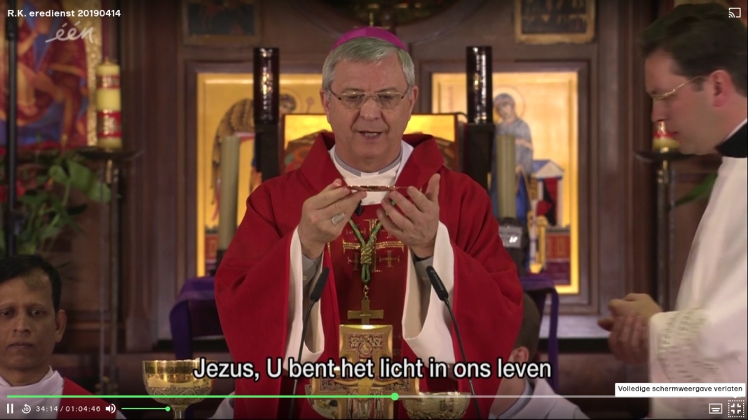 Dankgebed over het brood en de wijn 