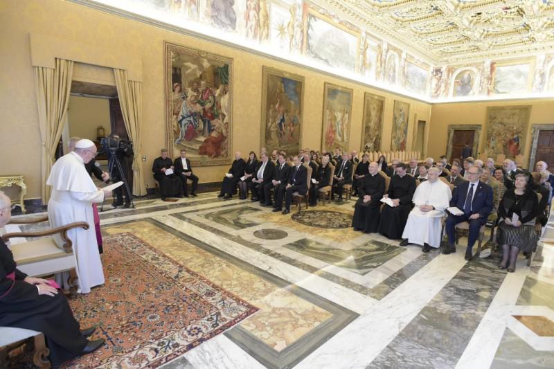 Toespraak van paus Franciscus tot Pro Petri Sede © Vatican Media