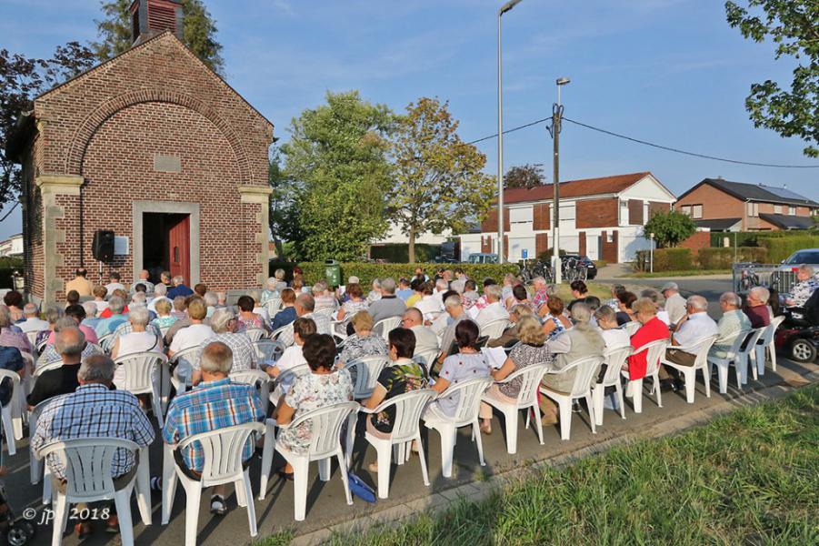 Viering aan de Sint-Rochuskapel 