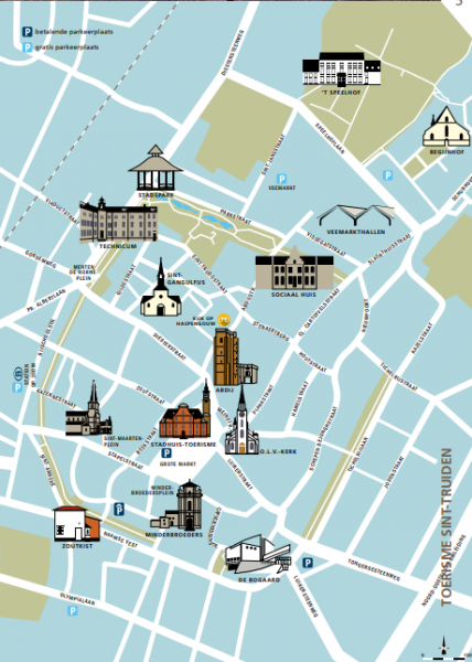 Sint-Truiden - stratenplan 