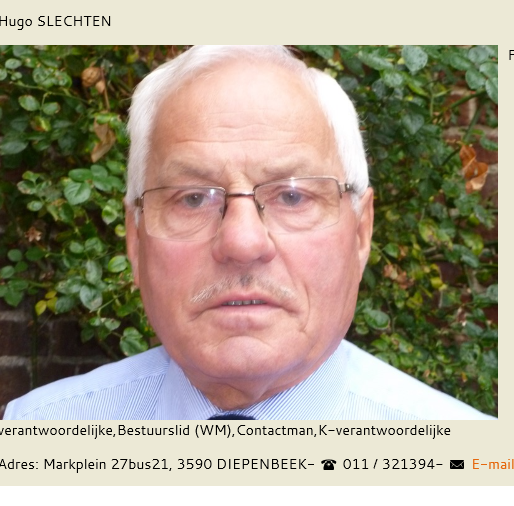 Bestuursleden en wijkmeesters 