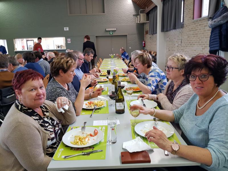 Solidaire maaltijd in Beerst (zondag 4 maart 2018). 