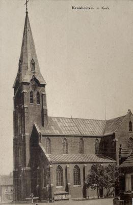 De St.-Eligiuskerk was oorspronkelijk gedekt met zinken platen. ©  Archief Raoul De Bel