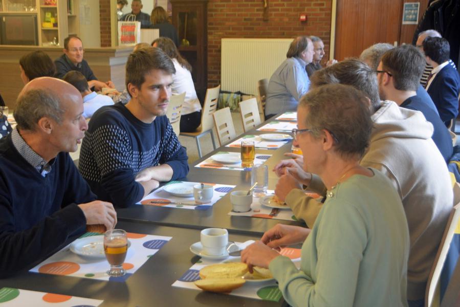 Startdag “brunch” in het parochiecentrum van Sint Jozef 2022 © Pastorale zone Leuven aan de Dijle