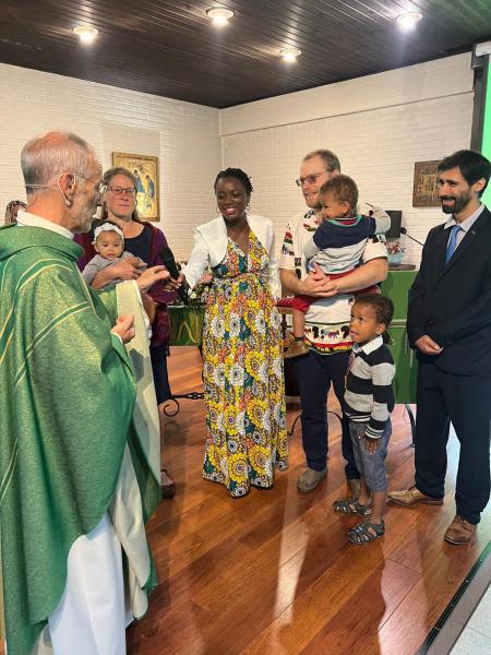 Startviering en doop van Bakhita Lequeux 