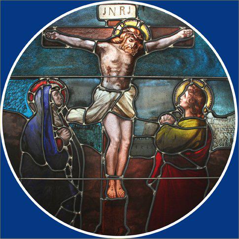 12e statie: Jezus sterft aan het kruis.
