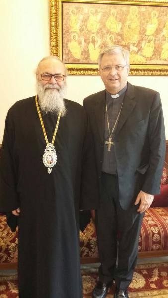 Ontmoeting met diverse bisschoppen en kerkelijke vertegenwoordigers in Syrië © mgr. Johan Bonny
