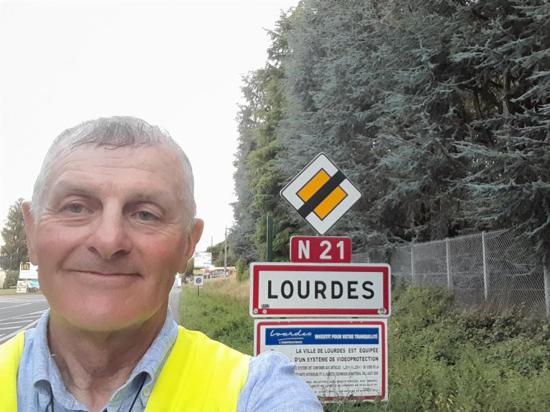 Tony Poorters naar Lourdes 