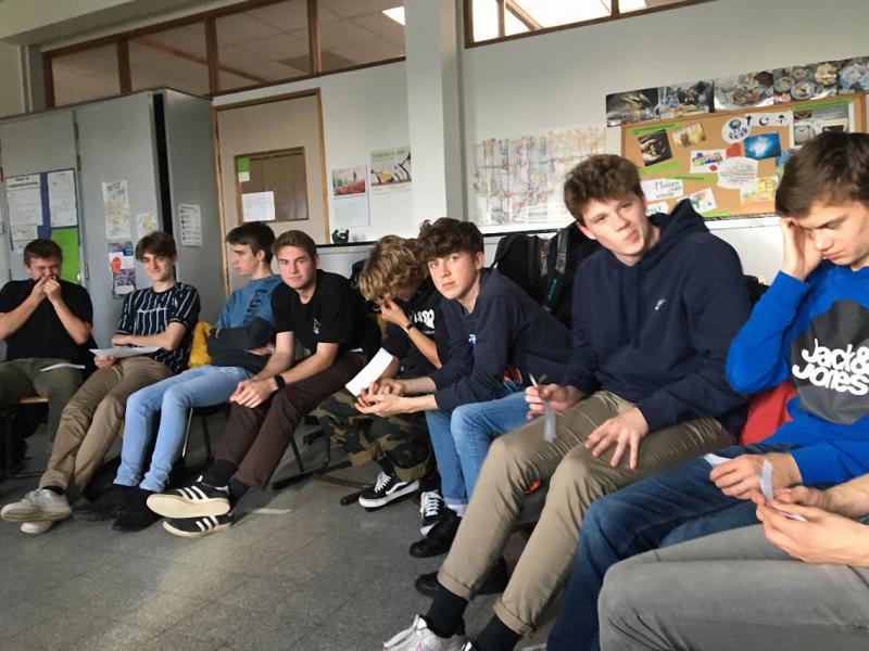 Gesprek met leerlingen 